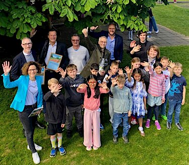 Außenanlagen der Grundschule Süd feierlich eingeweiht Foto